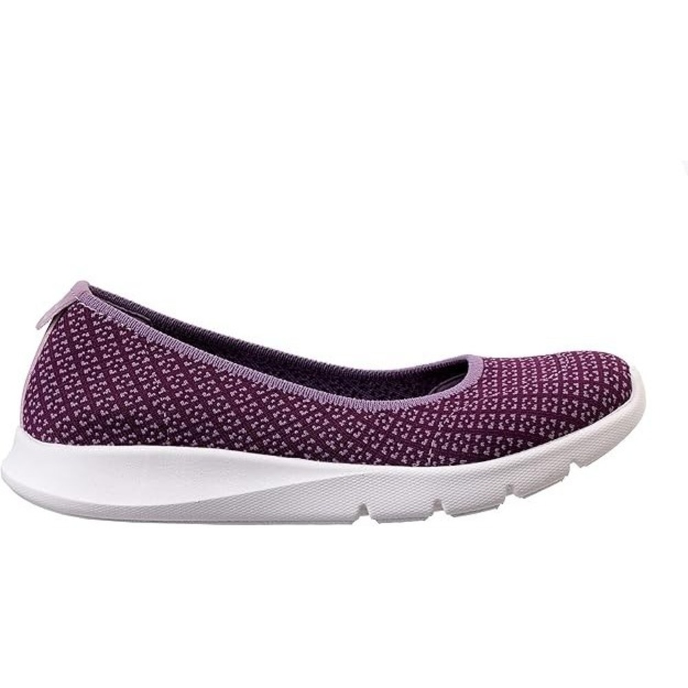 Spenco Women's Daily Stretch Batik Sneaker Elderberry Slip-On Size 9.5